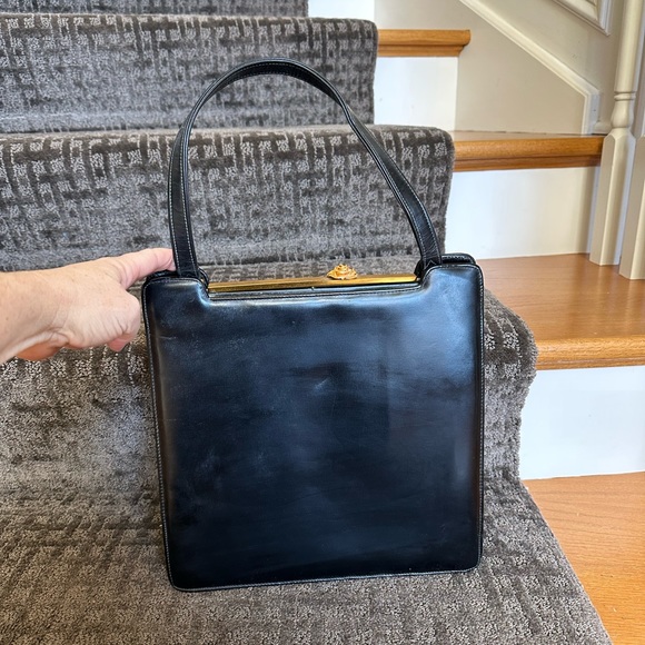 Vintage Jerry Moss holiday black handbag - Picture 1 of 16